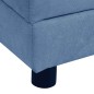 vidaXL Hundesofa mit Kissen Blau 83x44x44 cm Plüsch vidaXL Hundesofa mit Kissen Blau 83x44x44 cm Plüsch