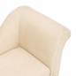 vidaXL Hundesofa mit Kissen Creme 83x44x44 cm Plüsch vidaXL Hundesofa mit Kissen Creme 83x44x44 cm Plüsch