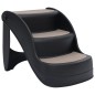 vidaXL Hundetreppe mit 3 Stufen Klappbar Schwarz vidaXL Hundetreppe mit 3 Stufen Klappbar Schwarz