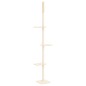 vidaXL Kratzbaum Deckenhoch Creme 267,5-297,5 cm vidaXL Kratzbaum Deckenhoch Creme 267,5-297,5 cm