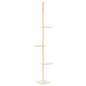 vidaXL Kratzbaum Deckenhoch Creme 267,5-297,5 cm vidaXL Kratzbaum Deckenhoch Creme 267,5-297,5 cm