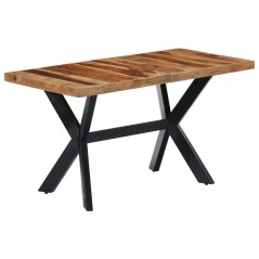 vidaXL Esstisch 140x70x75 cm Massivholz