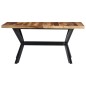 vidaXL Esstisch 140x70x75 cm Massivholz vidaXL Esstisch 140x70x75 cm Massivholz