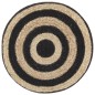 vidaXL Handgefertigter Sitzpuff Schwarz 40 x 45 cm Jute vidaXL Handgefertigter Sitzpuff Schwarz 40 x 45 cm Jute