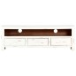 vidaXL TV-Schrank Weiß 120 x 30 x 40 cm Massivholz Akazie vidaXL TV-Schrank Weiß 120 x 30 x 40 cm Massivholz Akazie