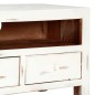 vidaXL TV-Schrank Weiß 120 x 30 x 40 cm Massivholz Akazie vidaXL TV-Schrank Weiß 120 x 30 x 40 cm Massivholz Akazie