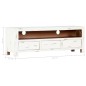 vidaXL TV-Schrank Weiß 120 x 30 x 40 cm Massivholz Akazie vidaXL TV-Schrank Weiß 120 x 30 x 40 cm Massivholz Akazie