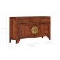 vidaXL Sideboard 140x40x80 cm Massivholz Akazie vidaXL Sideboard 140x40x80 cm Massivholz Akazie