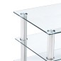 vidaXL TV-Tisch Transparent 120 x 40 x 40 cm Gehärtetes Glas vidaXL TV-Tisch Transparent 120 x 40 x 40 cm Gehärtetes Glas