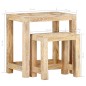 vidaXL 2-tlg. Handbemaltes Beistelltisch-Set Massivholz Mango vidaXL 2-tlg. Handbemaltes Beistelltisch-Set Massivholz Mango