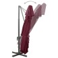 vidaXL Ampelschirm mit Lüftung 400x300 cm Bordeauxrot vidaXL Ampelschirm mit Lüftung 400x300 cm Bordeauxrot
