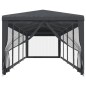 vidaXL Partyzelt mit 10 Mesh-Seitenwänden Anthrazit 3x12 m HDPE vidaXL Partyzelt mit 10 Mesh-Seitenwänden Anthrazit 3x12 m HDPE