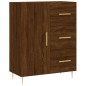 Highboard Braun Eichen-Optik 69,5x34x180 cm Holzwerkstoff Highboard Braun Eichen-Optik 69,5x34x180 cm Holzwerkstoff