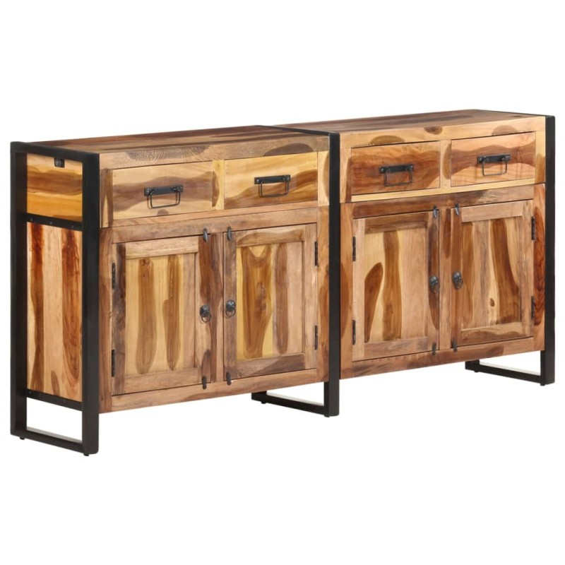 vidaXL Sideboard 172x35x80 cm Massivholz Akazie Honigfarben vidaXL Sideboard 172x35x80 cm Massivholz Akazie Honigfarben
