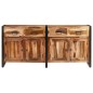 vidaXL Sideboard 172x35x80 cm Massivholz Akazie Honigfarben vidaXL Sideboard 172x35x80 cm Massivholz Akazie Honigfarben