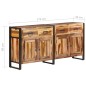vidaXL Sideboard 172x35x80 cm Massivholz Akazie Honigfarben vidaXL Sideboard 172x35x80 cm Massivholz Akazie Honigfarben