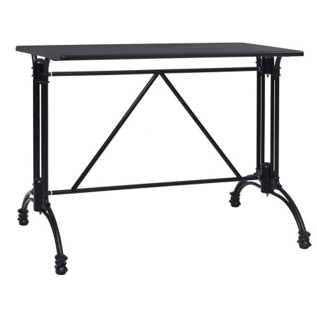 vidaXL Bistrotisch-Gestell Schwarz 93x60x72 cm Aluminiumguss