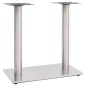 vidaXL Bistrotisch-Gestell Silbern 70x40x72 cm Edelstahl vidaXL Bistrotisch-Gestell Silbern 70x40x72 cm Edelstahl