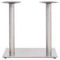 vidaXL Bistrotisch-Gestell Silbern 70x40x72 cm Edelstahl vidaXL Bistrotisch-Gestell Silbern 70x40x72 cm Edelstahl