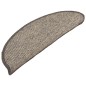 vidaXL Selbstklebende Treppenmatten 15 Stk. 56x17x3 cm Beige und Grau vidaXL Selbstklebende Treppenmatten 15 Stk. 56x17x3 cm Beige und Grau