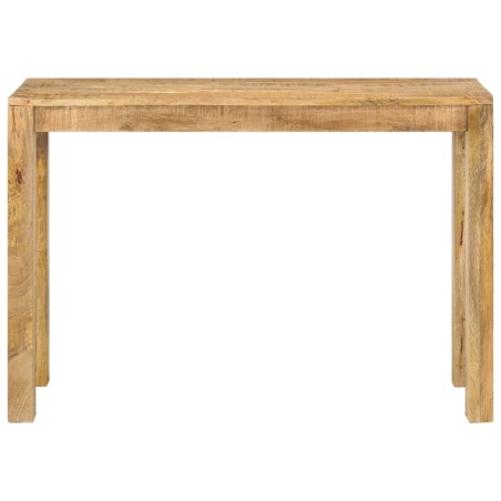 vidaXL Konsolentisch 110x35x76 cm Raues Mangoholz 