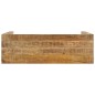 vidaXL Konsolentisch 110x35x76 cm Raues Mangoholz vidaXL Konsolentisch 110x35x76 cm Raues Mangoholz