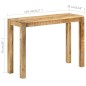 vidaXL Konsolentisch 110x35x76 cm Raues Mangoholz vidaXL Konsolentisch 110x35x76 cm Raues Mangoholz
