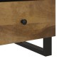 vidaXL Nachttische 2 Stk. Massivholz Mango & Holzwerkstoff