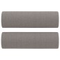 vidaXL 2-tlg. Sofagarnitur mit Kissen Taupe Stoff vidaXL 2-tlg. Sofagarnitur mit Kissen Taupe Stoff