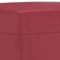 vidaXL 3-tlg. Sofagarnitur mit Kissen Weinrot Kunstleder vidaXL 3-tlg. Sofagarnitur mit Kissen Weinrot Kunstleder
