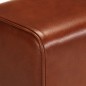 vidaXL Sitzbank Turnbock-Design 38 cm Braun Echtleder Massivholz Mango vidaXL Sitzbank Turnbock-Design 38 cm Braun Echtleder Massivholz Mango