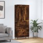 Highboard Räuchereiche 69,5x34x180 cm Holzwerkstoff Highboard Räuchereiche 69,5x34x180 cm Holzwerkstoff