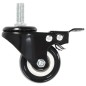 vidaXL Lenkrollen mit Bremsen 12 Stk. 50 mm vidaXL Lenkrollen mit Bremsen 12 Stk. 50 mm