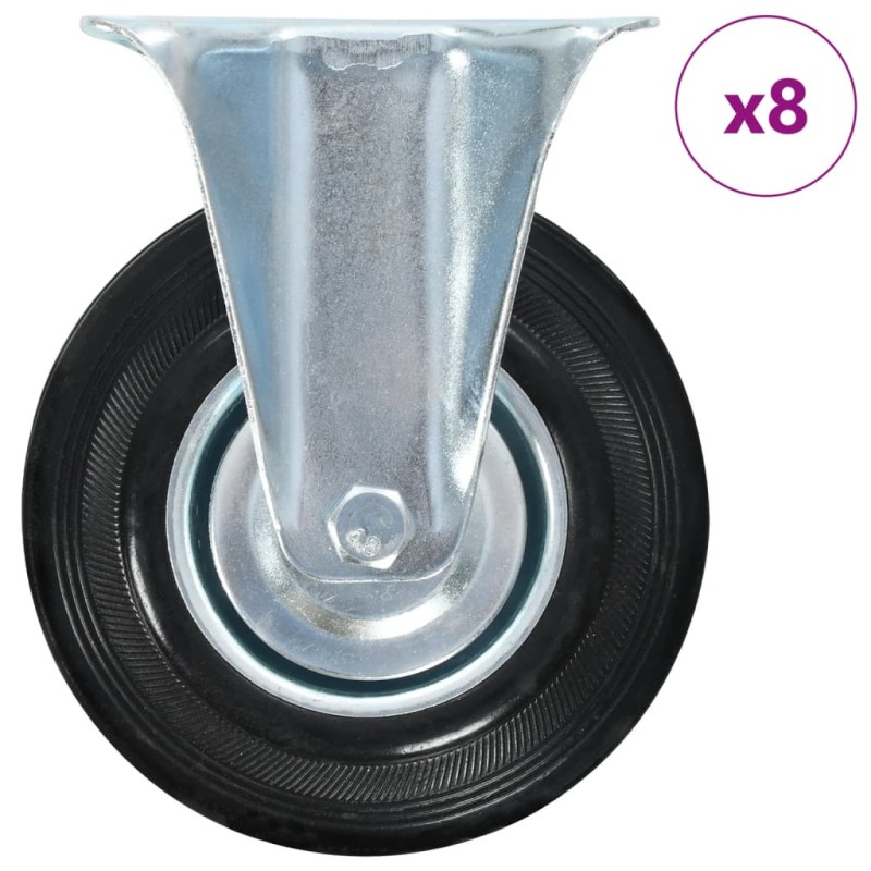 vidaXL 8 Stk. Bockrollen 125 mm vidaXL 8 Stk. Bockrollen 125 mm