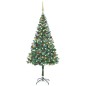 Künstlicher Weihnachtsbaum mit LEDs & Kugeln & Zapfen 180 cm Künstlicher Weihnachtsbaum mit LEDs & Kugeln & Zapfen 180 cm