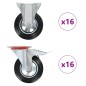 vidaXL 32 Stk. Rollen 160 mm vidaXL 32 Stk. Rollen 160 mm