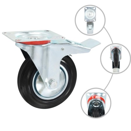 vidaXL 32 Stk. Rollen 160 mm