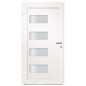 vidaXL Haustür Aluminium und PVC Anthrazit 100x210 cm vidaXL Haustür Aluminium und PVC Anthrazit 100x210 cm