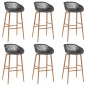 vidaXL 7-tlg. Bar-Set Schwarz und Grau vidaXL 7-tlg. Bar-Set Schwarz und Grau