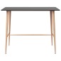 vidaXL 7-tlg. Bar-Set Schwarz und Grau vidaXL 7-tlg. Bar-Set Schwarz und Grau