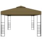 vidaXL Pavillon mit LED-Lichterkette 3x4 m Taupe vidaXL Pavillon mit LED-Lichterkette 3x4 m Taupe