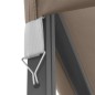 vidaXL Pavillon mit LED-Lichterkette 4x3 m Taupe vidaXL Pavillon mit LED-Lichterkette 4x3 m Taupe