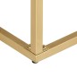 vidaXL Konsolentisch Golden 90 × 30 × 75 cm Massivholz Mango vidaXL Konsolentisch Golden 90 × 30 × 75 cm Massivholz Mango