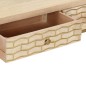 vidaXL Konsolentisch Golden 90 × 30 × 75 cm Massivholz Mango vidaXL Konsolentisch Golden 90 × 30 × 75 cm Massivholz Mango