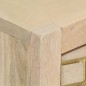 vidaXL Konsolentisch Golden 90 × 30 × 75 cm Massivholz Mango vidaXL Konsolentisch Golden 90 × 30 × 75 cm Massivholz Mango