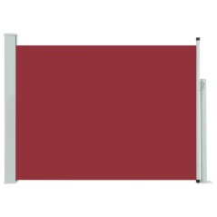 vidaXL Ausziehbare Seitenmarkise 120×500 cm Rot