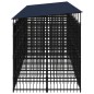 vidaXL Outdoor-Hundezwinger mit Dach Stahl 14,75 m² vidaXL Outdoor-Hundezwinger mit Dach Stahl 14,75 m²