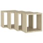 vidaXL Würfelregale 4 Stk. Sonoma-Eiche 30x15x30 cm vidaXL Würfelregale 4 Stk. Sonoma-Eiche 30x15x30 cm