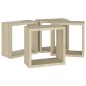 vidaXL Würfelregale 4 Stk. Sonoma-Eiche 30x15x30 cm vidaXL Würfelregale 4 Stk. Sonoma-Eiche 30x15x30 cm