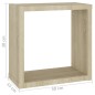 vidaXL Würfelregale 4 Stk. Sonoma-Eiche 30x15x30 cm vidaXL Würfelregale 4 Stk. Sonoma-Eiche 30x15x30 cm